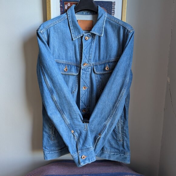Taylor Stitch Long Haul Jacket in Washed Denim - Picture 2 of 4